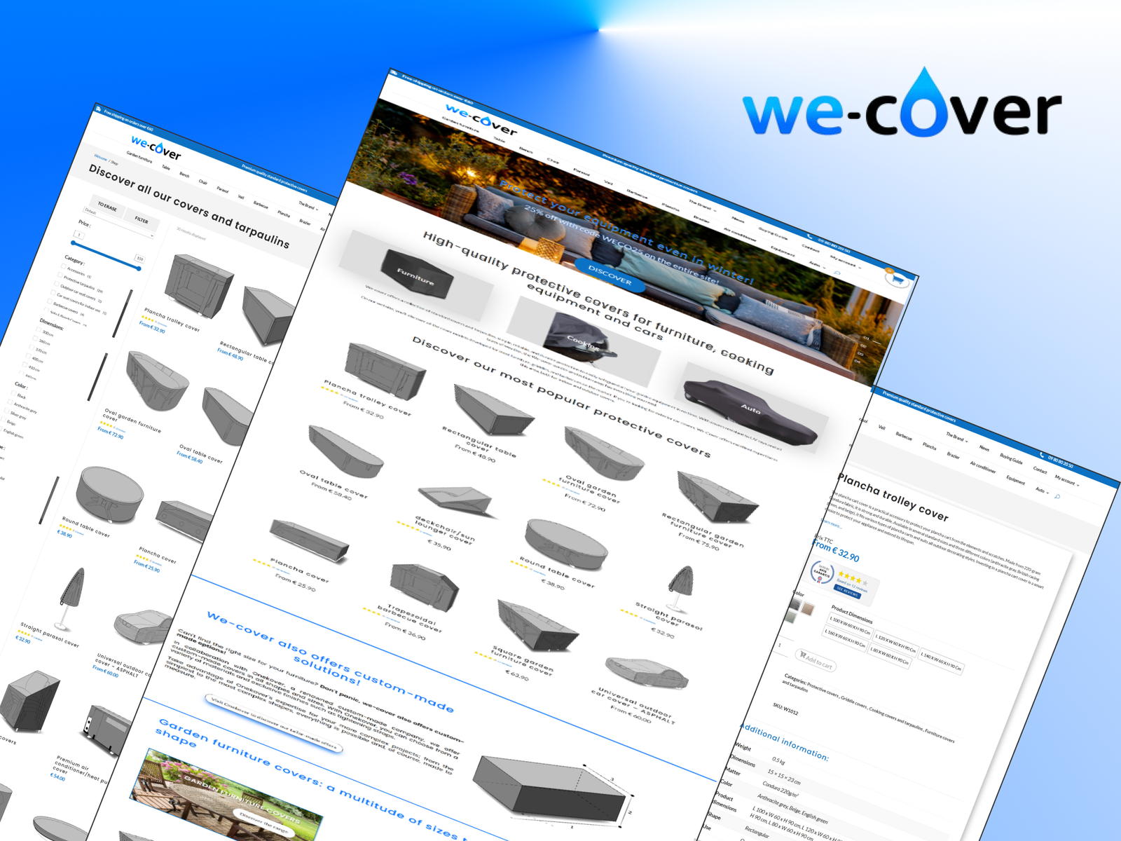 Divi E-Commerce Website – We-Cover